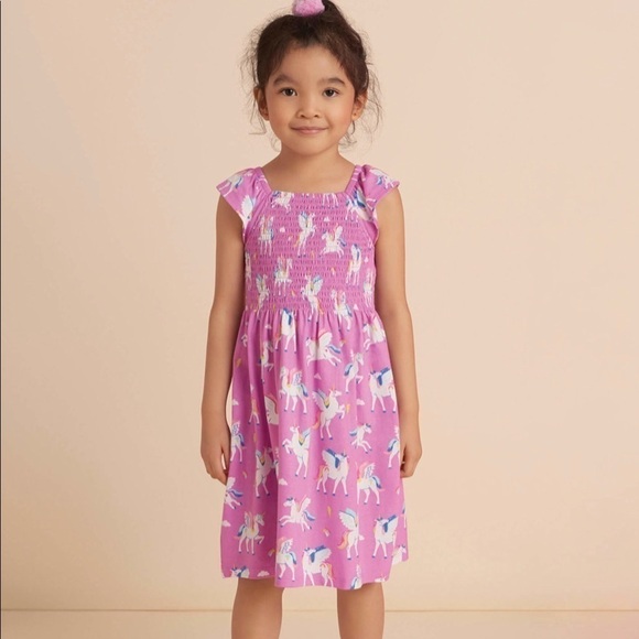 Hatley Magical Pegasus Smocked Dress - Picture 1 of 5